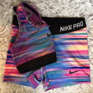 Nike Pro Swift Spandex and Bra Set